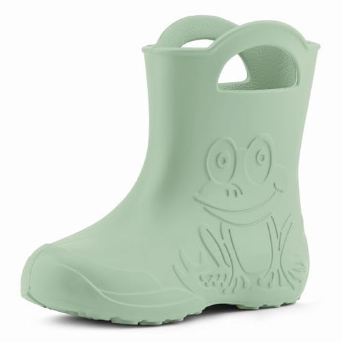 Ladeheid Gummistiefel Kinder EVA Regenstiefel Jungen Mädchen LA-CA-01 | Federleicht, wasserdicht und bequem, als Regenschuhe für Jungen und Mädchen, flexibel für Regen, Matsch, Schule und Alltag