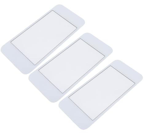 Jopwkuin Lentille D’écran Supérieure en Résine Premium pour la Nouvelle Console de Jeu 2DS XL, Ensemble de 3, Restauration Esthétique, Installation par un Technicien qualifié, (Blanche)