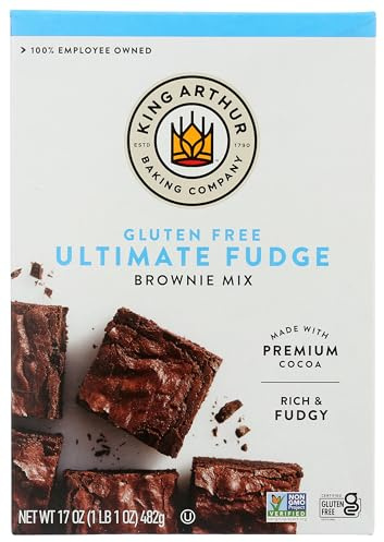 KING ARTHUR MIX BROWNIE GF, 17 OZ