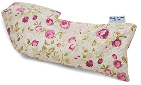 Blue Badge Co Wheat Bags Microwavable Heat Pack in Mulberry Rose Fabric, Machine Washable Wheat Warmer Bag, Lavender Scented Natural Wheat Grains for Pain Relief Such as Neck and Shoulder
