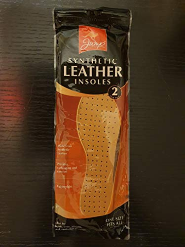 Synthetic Leather Insoles - 2 Pair Pack