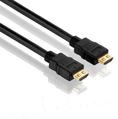 PureLink PI1000-005 High Speed HDMI Verbindungskabel (4K UltraHD (2160p), Ethernet), HDMI-A Stecker auf HDMI-A Stecker, zertifiziert, 0,50m, schwarz kabel
