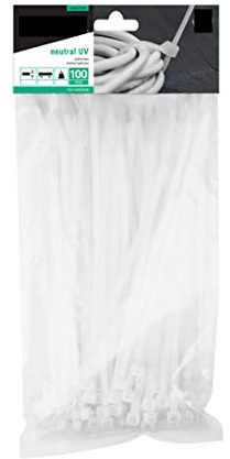 100 Stk. Kabelbinder 450mm x 4.80mm Nylon 66, Industriequalität
