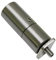 GARDINIA Support de tringle à rideau, Fixation plafond, Pour tringle avec 2 rails intégrés, Matériel de fixation inclus, Longueur: 3,6 cm, Effet inox, 33180