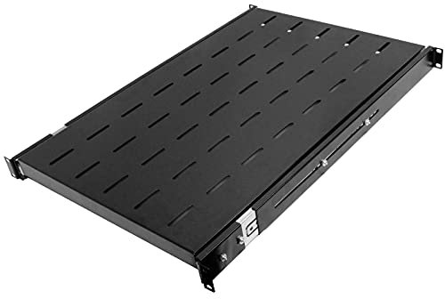 RackMatic - Bandeja telescópica ajustable para armario rack 19 de 1U y fondo 650mm