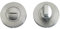 Zoo Hardware Privacy Lock Thumb Turn and Release in Stainless Steel - Satin Stainless Steel