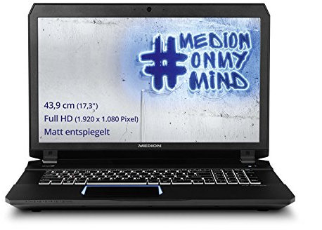 Medion ERAZER MD 99668 - notebooks (i7-6820HK, Touchpad, Windows 10 Home, Lithium-Ion (Li-Ion), 64-bit, Intel Core i7-6xxx, Nero)