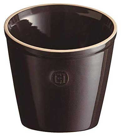 Emile Henry Utensil Pot, Charcoal,