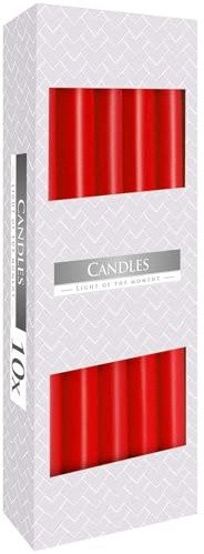 Bispol Tapered Candles 245/23 - Red