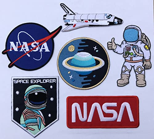 i-Patch - 0130 - (0126) - Sticker - Badges - Astronaut - Stickerei - Applikation - Aufnäher - Planet - Raumschiff - Raumfahrt - NASA - Aufbügler - Flicken - zum aufbügeln - Space - Alien