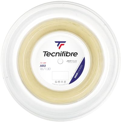 Tecnifibre XR3 Tennissaite für Erwachsene, Unisex, Natur, 1,30/200 m