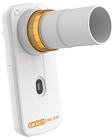 MIR SMART ONE OXI | Oximeter & Spirometer för personligt bruk | SpO2, BPM, toppflöde och FEV1