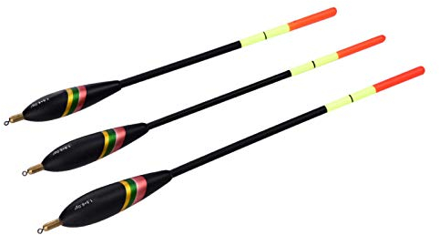 3 Stücke Angeln Schwimmer Posen Angelset Waggler Holz Fischen Set als Angelzubehör und Schwimmerset 1,5 6g 1,5 5g 1,5 4g für Professionelle Angelgerät Werkzeuge Angelschirm Mit Seitenwand