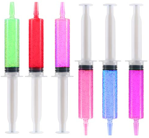 Focus Line 50 Stück Jello Shot Spritzen, 60 ml große Kapazität, wiederverwendbar, Partyspritze für Shot, langlebige Spritzen Halloween, Erntedankfest, Weihnachten, Junggesellinnenabschiede