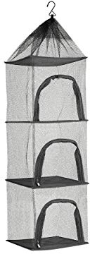 CALIMA 46037 Camping Hängeregal, 110x30x30 cm, schwarz