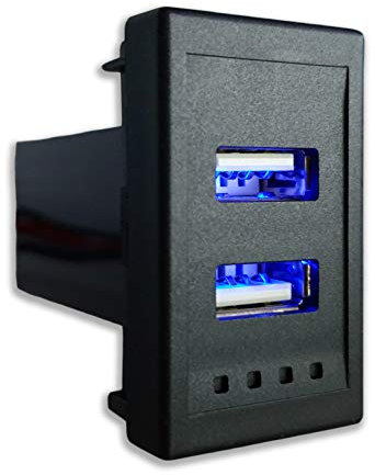 T4 USB-Ladegerät für Volkswagen Transporter T4, OEM-Stil, Blau