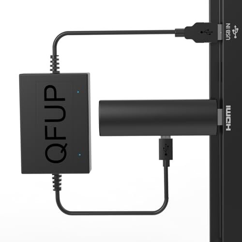 QFUP - USB Power Cord for Fire TV, directly powers your TV's USB port (removes the power outlet and power cord)