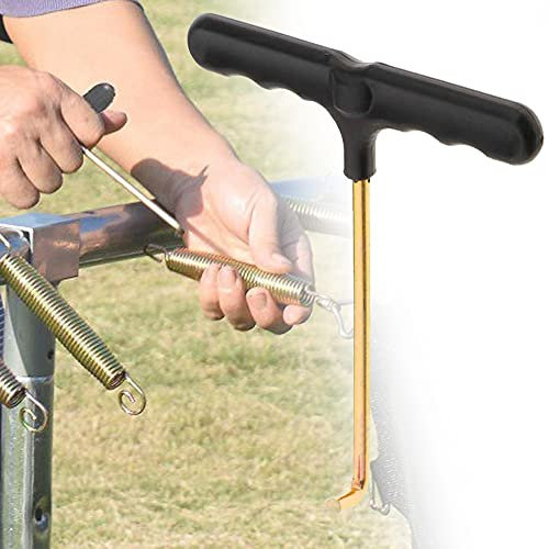 BIUCHJIU Trampoline Tool Spring Pull Tool Spring Pull T-Hook Tent Peg Puller for Jumping Trampoline Hand Tool