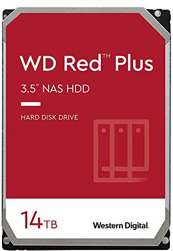 (WD) UNITÀ, 3.5 RED PLUS, SATA6GB/S NAS 14TB, aziona prodotti per computer a disco - WD140EFFX