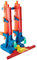 Hot Wheels Herausforderung zum Gleichgewicht, Design oder Anordnen von Farben, Formen und Elementen in Fahrzeugen, Schienen oder Zubehör im Spielzeugset, mehrfarbig (Mattel HDY48)