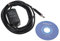 vhbw Cable de programación PLC compatible con Mitsubishi MELSEC FX, FX1N, FX1S sistema de control - Cable de conexión con CD de drivers, 3 m
