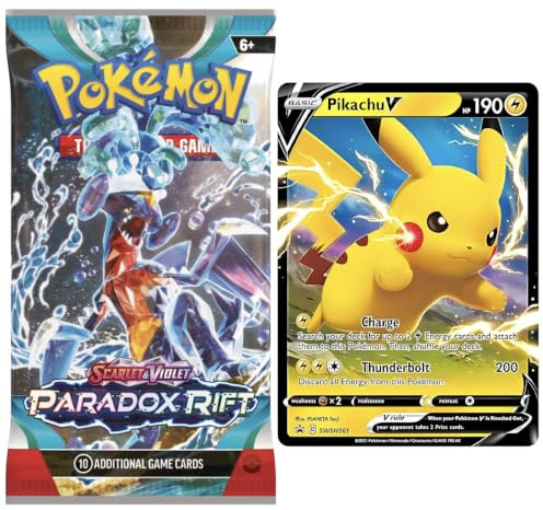 Pokémon TCG Booster Pack & Ultra Rare Card Bundle | Enthält EX-, V-, VMAX- oder VSTAR-Karten | Perfektes Pokemon-Geschenkpaket | 100% authentische Pokémon-Karten + TitanCards Toploader