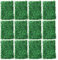Shiyinge 12 paneles de 40 x 60 cm para decoración de pared de setos decorativos falsos paneles de boj para el hogar planta artificial alfombra de hierba placa hojas hierba cocer seto de privacidad