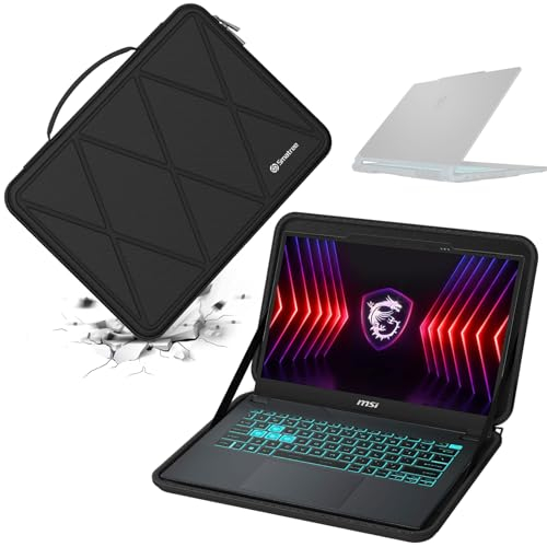 Smatree Custodia protettiva rigida in EVA compatibile con MSI Cyborg 14 A13Ux/A13Vx da 14 pollici, per MSI Creator M14 A13V/Modern 14 H D13M borsa per notebook sottile e antiurto (X8258)