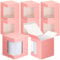 Harloon 36 Pack Mug Boxes for Gifts Coffee Mugs Boxes Gift Boxes for Shipping Sublimation Mugs Transparent Wine Glass Gift Packaging Box for Blanks 11oz, 12oz, 15oz Gift Wrapping, Pink