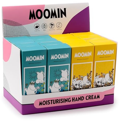Moomin Moumines Handcreme, feuchtigkeitsspendend, 75 ml, Erdbeere und Orange