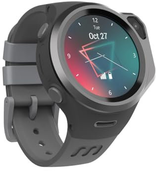 myFirst Fone R1c Kinder-Smartwatch in Grau mit GPS-Tracking, Anruffunktion, Schulmodus und Schrittzähler