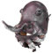 Oktopus Maske aus Latex - realistische Tiermaske als Verkleidung für Halloween, Karneval & Motto-Party