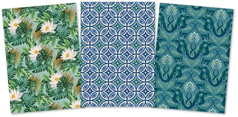 The White Lotus Sewn Notebook Collection (Set of 3)