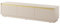 Emporius Dreitürige TV-Schrank Laris - TV-Schrank 180 cm - TV Kommode mit Gold Accessoires und geriffelten Fronten - Beige