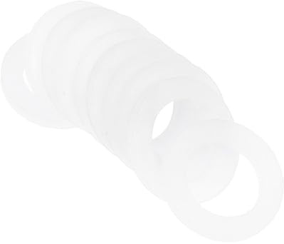 CAXUSD 10pcs Heavy Duty Sealing Silicone Gasket for Washing Machine Hose Ring Seal Garden Hose Gasket Hot Water Pool Pump Seal