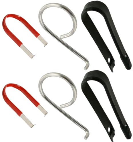 RadschraubenKappen Werkzeug, 6-Teiliges Set Radmutterkappen Abzieher, Hutkappen Abzieher,Kappenabzieher Radschrauben,Wheel Nut Removal Tool,Removing Various Wheel Bolt Covers,Hubcap Puller