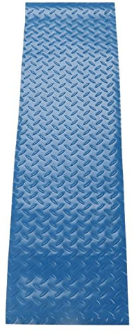 Pool Ladder Mat - Rubber Non-Slip Pool Protective Ladder Pad for Pool Steps and Liner, Foldable Design (Herringbone)