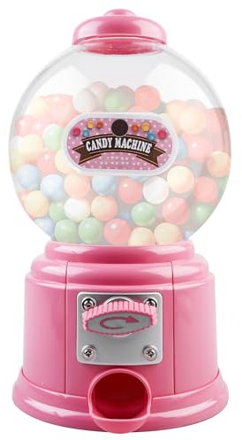 Distributeur de bonbons rétro avec fente pour pièces de monnaie (26 cm) – Distributeur de bonbons pour chewing-gums, pièces de monnaie, collations & friandises, distributeur automatique et tirelire