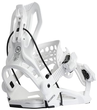 Nidecker Flow Fenix Snowboard Bindungen – Mid-Flex All-Mountain Bindung mit Asym UniBack & Eva Base