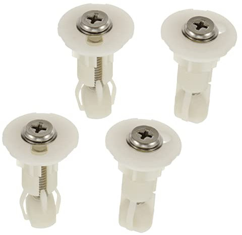 Holibanna 4sätze Edelstahl Toilettendeckelschrauben Befestigungsschrauben Wc Sitz Schrauben Nylon Toilettenzubehör