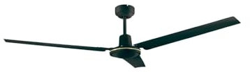 Ventilador de techo industrial 142 cm grande económico sin luz para exterior terraza en color blanco, negro y diferentes mandos