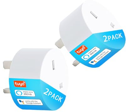 Bilisty WiFi Smart Plug Dimmer|Voice & App Control|Compatible with Smart Life|Alexa & Google Assistant | Works Over WiFi|No Hub Required|Use with Existing Dimmable LEDs (2-Pack)