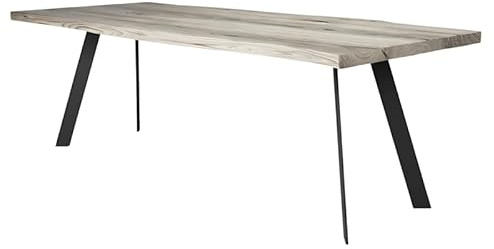 modernLOFTart Tischbeine Metall Tischkufen 2 Stück in V Form - Tischgestell Metall aus 1cm Dickem Flachstahl Gefertigt - Tischfüße für Esstisch, Schreibtischbeine, Konferenztisch Füße