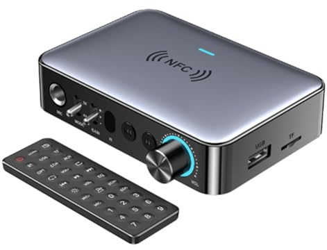 Jooehyer Bluetooth Audio Receiver Transmitter NFC AUX U-Disk TF 6.5 Mic Coaxial Optical Decoding HIFI Wireless Adapter Easy to Use B