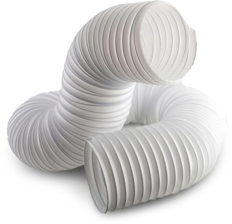 tooloflife Manguera de escape portátil de aire acondicionado, 150 mm de diámetro, rosca en sentido horario, tubo de ventilación de repuesto universal para unidades de aire acondicionado móviles, tubo