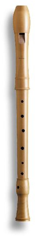 Mollenhauer 2256 Canta Alt-Blockflöte Deutsch Einfachloch Birnbaum hell Natur-Holz - Altflöte in F - Altblockflöte inkl. Baumwolltasche, Wollwischer, Fettdöschen, Grifftabelle, Pflegeanleitung