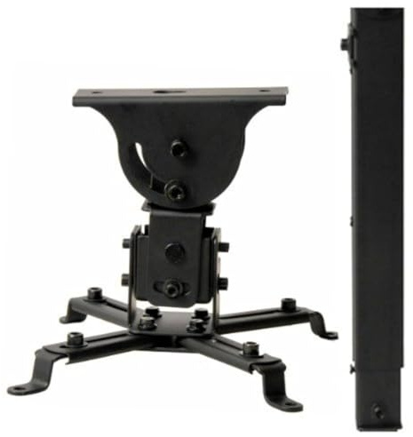 VideoSecu PJ2B Montaje para Projector Techo - Soporte (Techo, 71,9 cm, 90°, 10°, -20-20°, 2,27 kg)