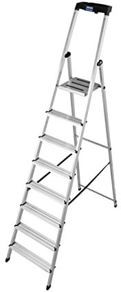 KRAUSE Stehleiter Safety, 8 Stufen, 126368