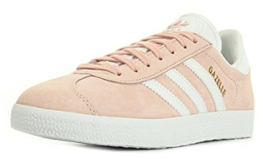 adidas Women's Vl Court 2.0 Gymnastics Shoe, Pink (Vapour Pink/White/Gold Metallic), UK 5.5