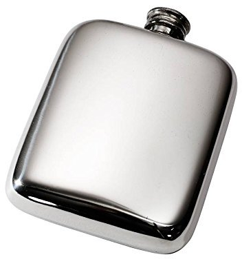 Wentworth Pewter Flachmann aus Zinn, 118 ml